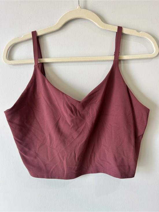 Athleta Tops - Athleta Mauve-Rose Cropped V-Neck Cami